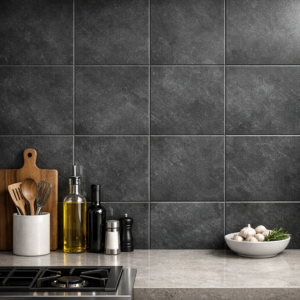 Porcelain Tile on Kitchen Back-Splash